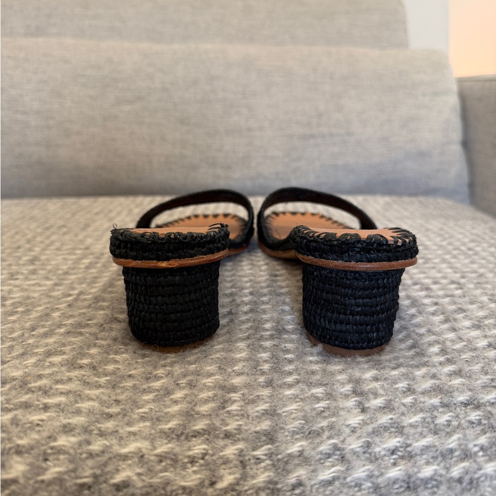 Carrie Forbes Raffia Slide Sandal - Picture 3 of 4